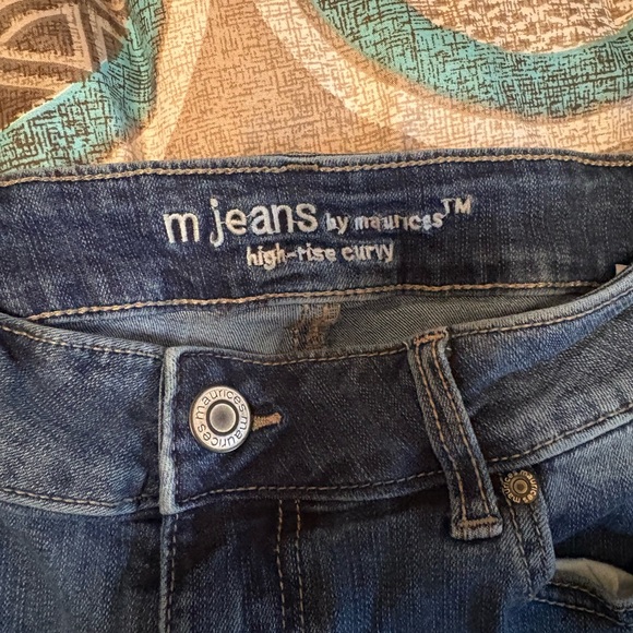 Maurices Dark Blue Flare Jeans - Picture 6 of 7